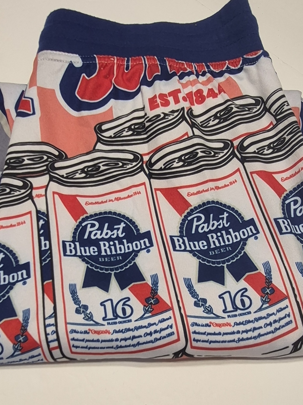 Pabst Blue Ribbon Print Lounge Pants